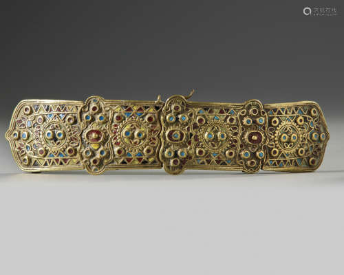 An Ottoman belt buckle