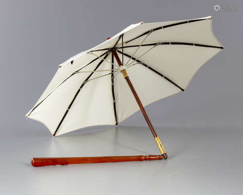 An Indian amber umbrella