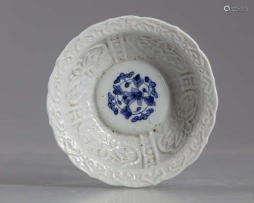 A Japanese blue and white dish