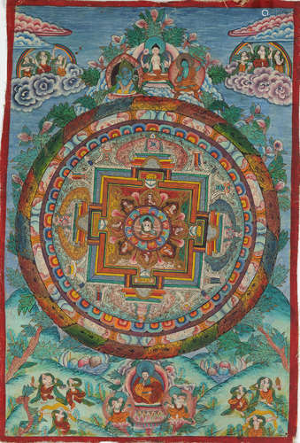 A Tibetan mandala