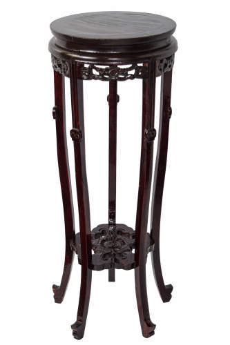 [Chinese] A Wood Five Leg Vase Stand