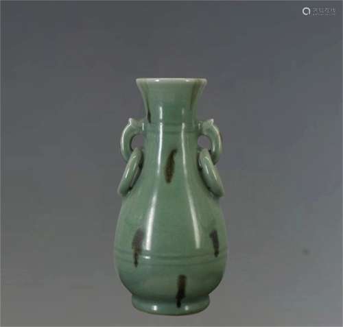 A Chinese Celadon Glazed Porcelain Vase