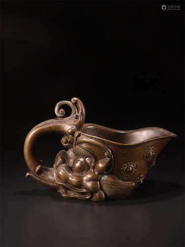 A Chinese Bronze Cup