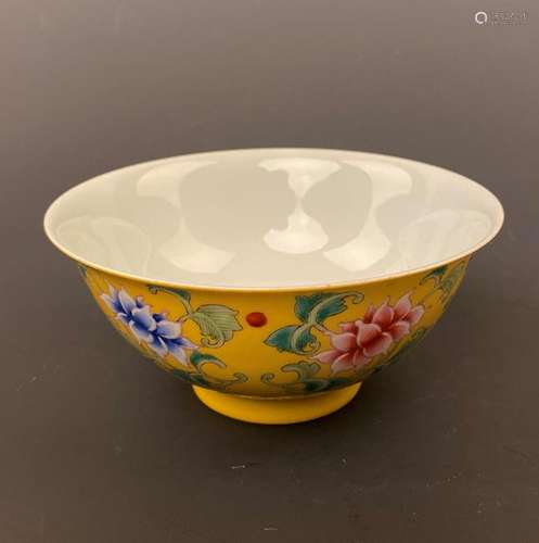 Chinese Famille Rose Porcelain Bowl 'Kangxi' Mark