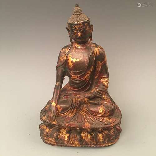 Chinese Bronze Buddha Statue