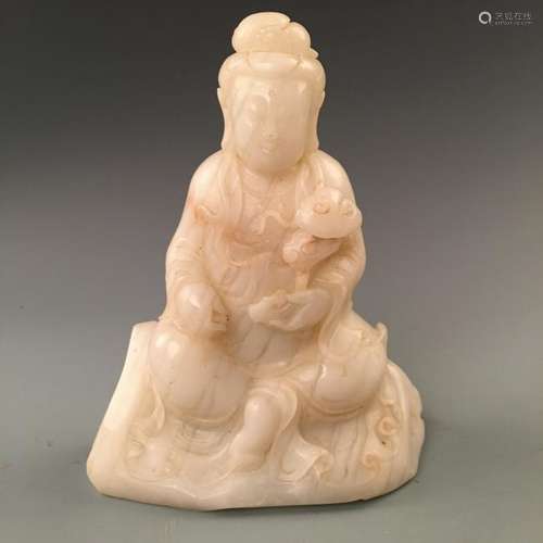 Chinese Jade Carved Buddha