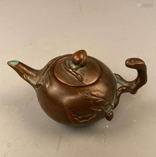 Chinese Bronze Tea Pot