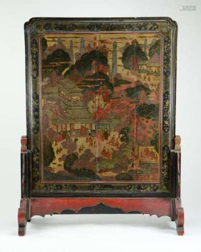 Chinese Lacquer Scholar