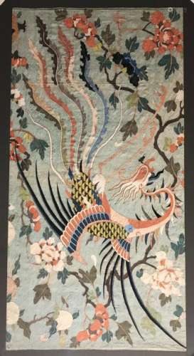 Chinese large Imperial Kesi Woven With Phoenix Ming Dyn