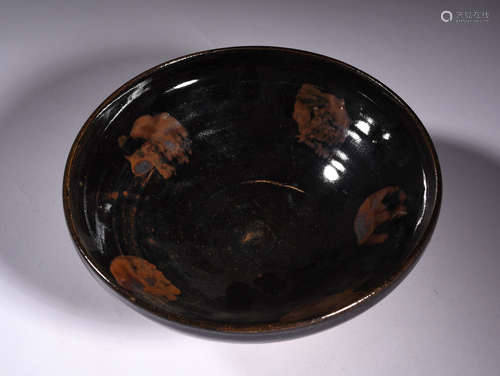 A  YUAN DYNASTY  BLACK  GLAZE  BOWL