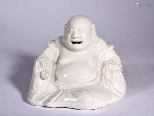 A    QING  DYNASTY  DEHUA   WHITE  GLAZE  MAITREYA  IMAGE