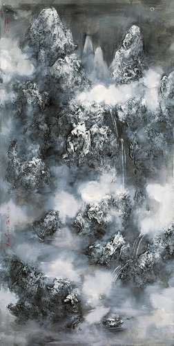 陈松下 1968-? 山语 布面油画