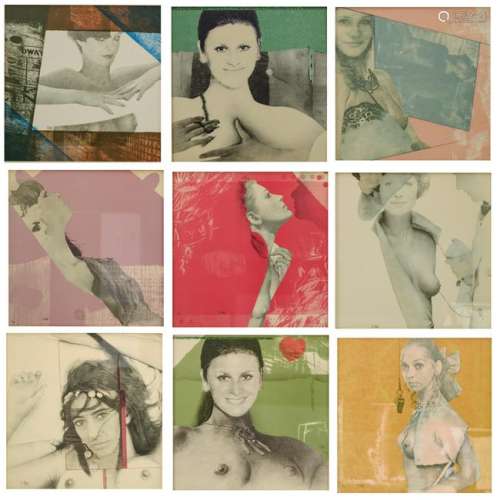 Ten lithographs by Pol Mara, 36 x 36 cm; added: a monography on the artist, 'Les Marie de Mara'Is possibly subject of the SABAM legislation / consult ‘Conditions of Sale’