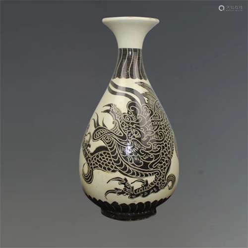 A Chinese Cizhou-Type Glazed Porcelain Vase