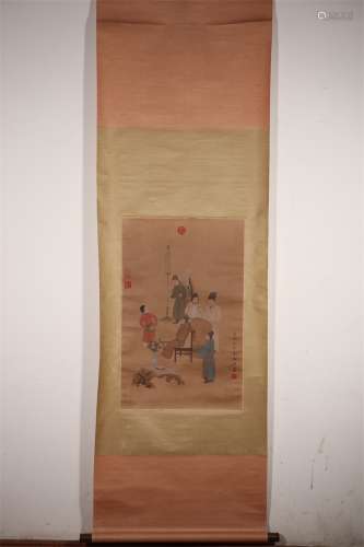 A Chinese Painting, Liu Songnian Mark