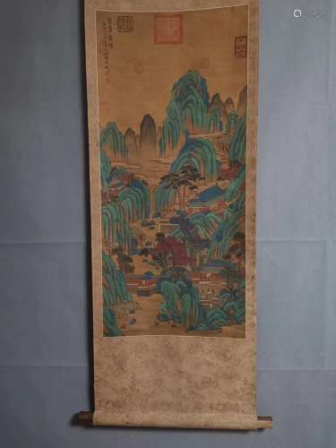 A Chinese Painting, Lu Shidao Mark