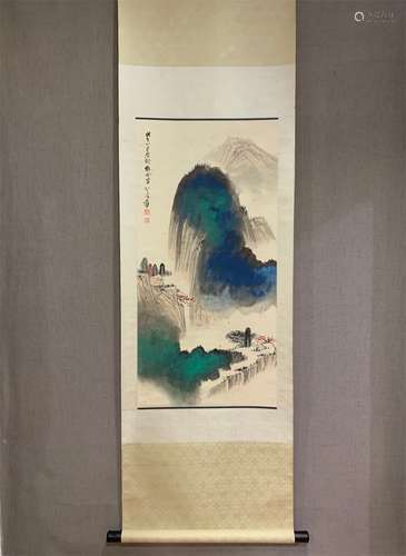 A Chinese Painting, Zhang Daqian Mark