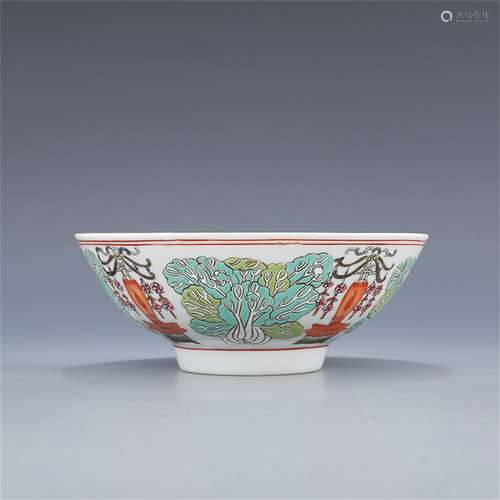 A Chinese Famille-Rose Porcelain Bowl