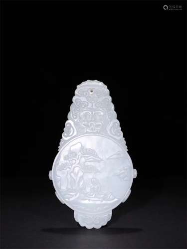 A Chinese Carved Jade Pendant