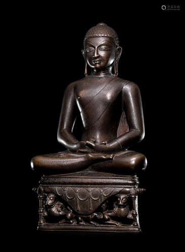 A Chinese Gilt Bronze Figure of Buddha