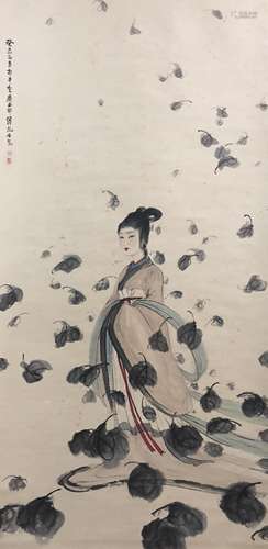 A Chinese Painting, Fu Baoshi Mark