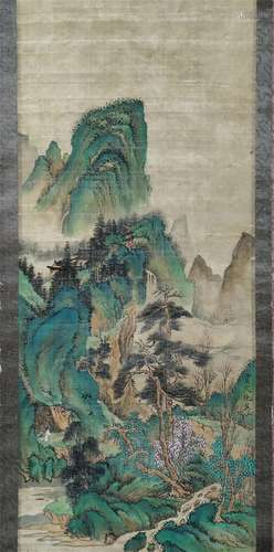 A Chinese Painting, Qiu Ying Mark