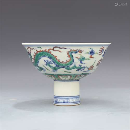 A Chinese Dou-Cai Glazed Porcelain Bowl