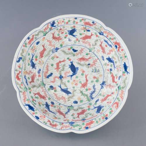 WANLI WUCAI FLORI FORM BOWL