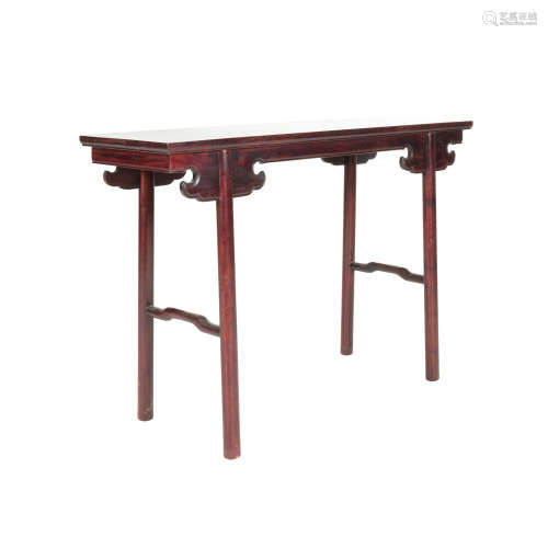 HUANGHUALI ALTAR TABLE WITH RUYI SPANDRELS