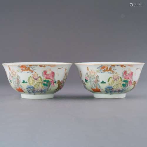 PAIR QING DAOGUANG BOWLS