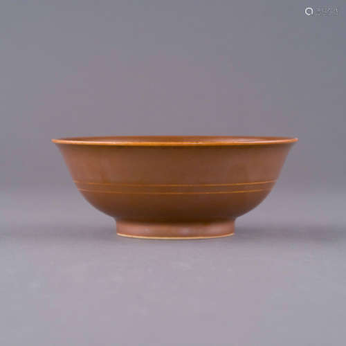 KANGXI ZIJIN GLAZED BOWL