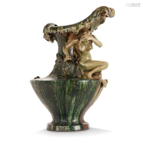 PIERRE ADRIEN DALPAYRAT (1844 1910) Grand vase bal…