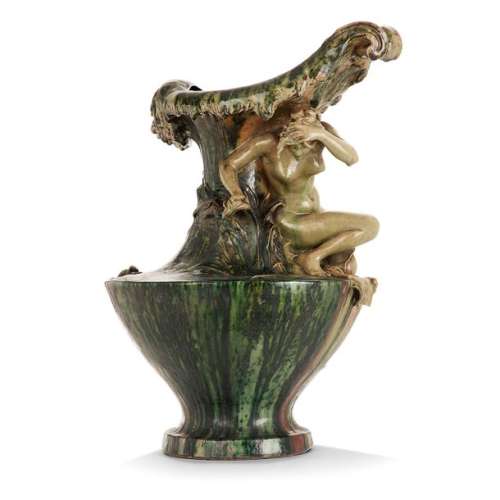 PIERRE ADRIEN DALPAYRAT (1844 1910) Grand vase bal…