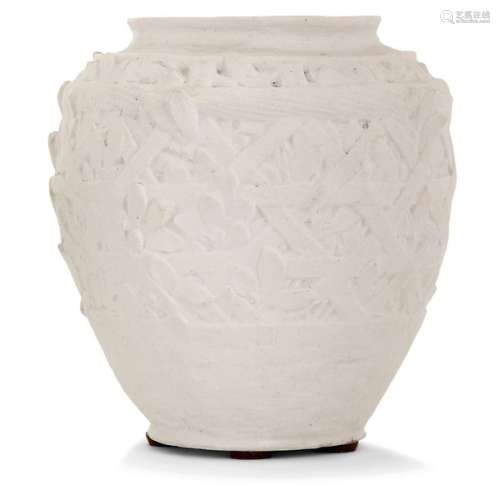 MICHEL CAZIN (1869 1917) Vase pansu en grès porcel…