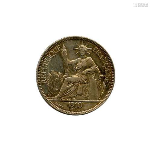 Indochine, Lot de 3 monnaies de 50 centimes (1894,…