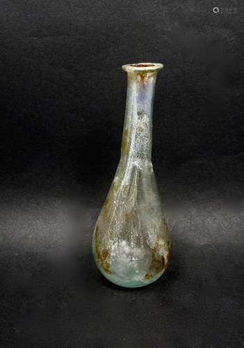 Vase à long col et léger étranglement Verre 12 cm …