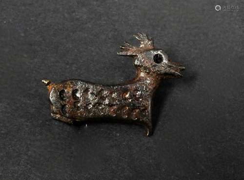 Fibule en forme de cerf Bronze 2,9 cm Période roma…