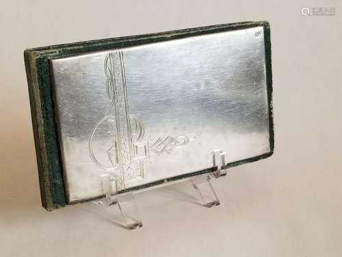 Antique Russian Silver Notebook