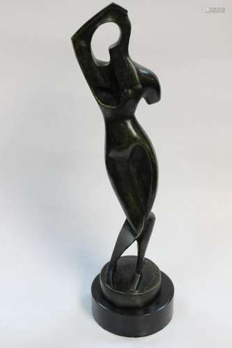 Bronze Archipenko Style Statue