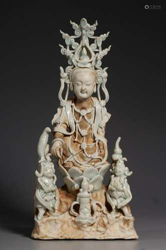 Chinese Hutian Ware Porcelain Guanyin