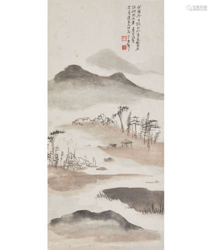 張大千 (1899-1983) 山水圖