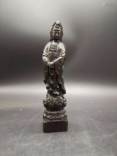 Chinese Chengxiang Wood Guanyin