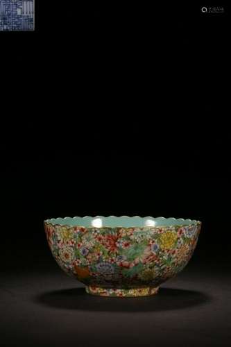 Chinese Famille Rose Porcelain Bowl ,Mark