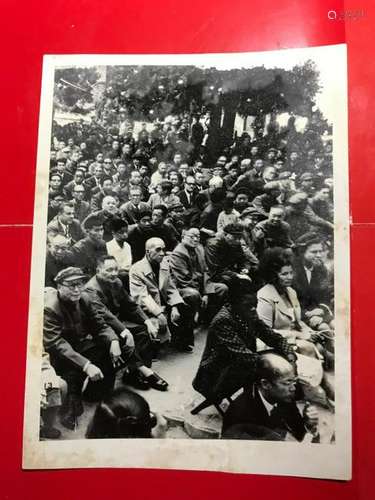 Chinese Photography of Deng Xiaoping w Peng Dehuai