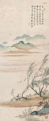 李研山（1898～1961） 戊戌（1958年）作 江南春色 镜心 设色纸本