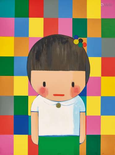 刘野（b.1964） 2008年作 奥林匹克女孩 丝网版画