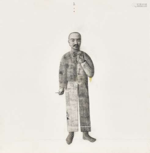 季大纯（b.1968） 2001年作 小李飞刀 综合材料 布面