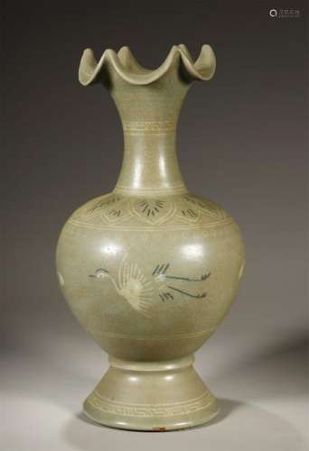 North Korea Porcelain Vase
