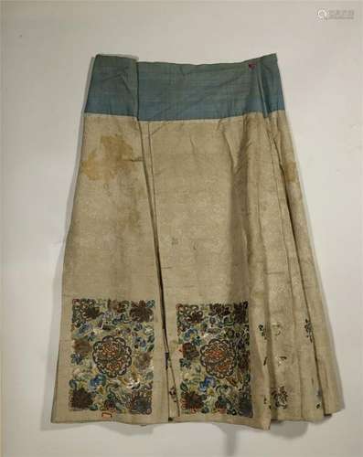 Chinese Embroidered Women's Skirt