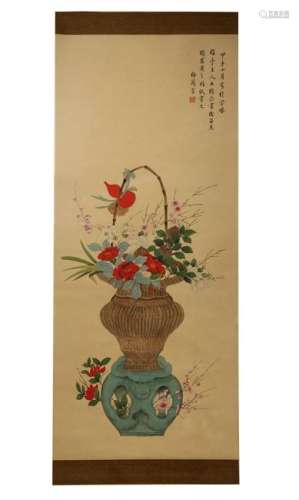 Mei Lanfang, Flowers Painting
